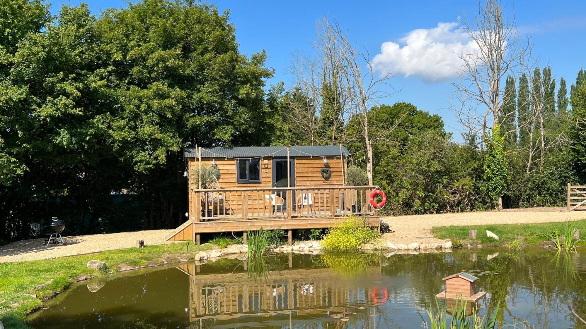 Rusty Duck Retreat Shepherds Hut Shedfield Zewnętrze zdjęcie